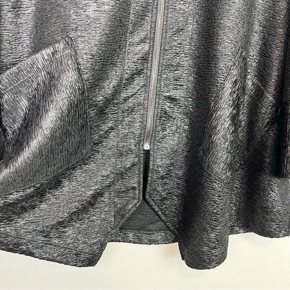 I.C. By Connie K jacket womens large Black Full Zip - Picture 5 of 10